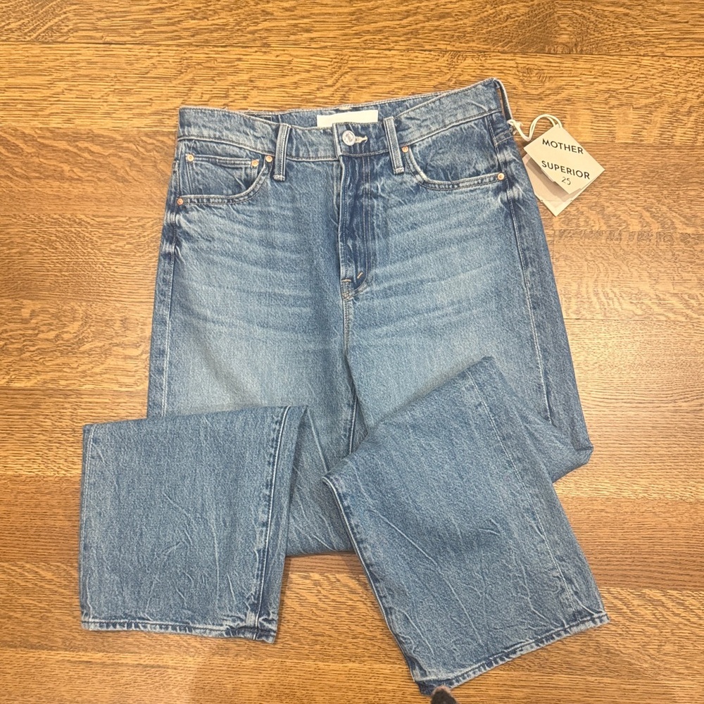 MOTHER Superior Light Blue Denim